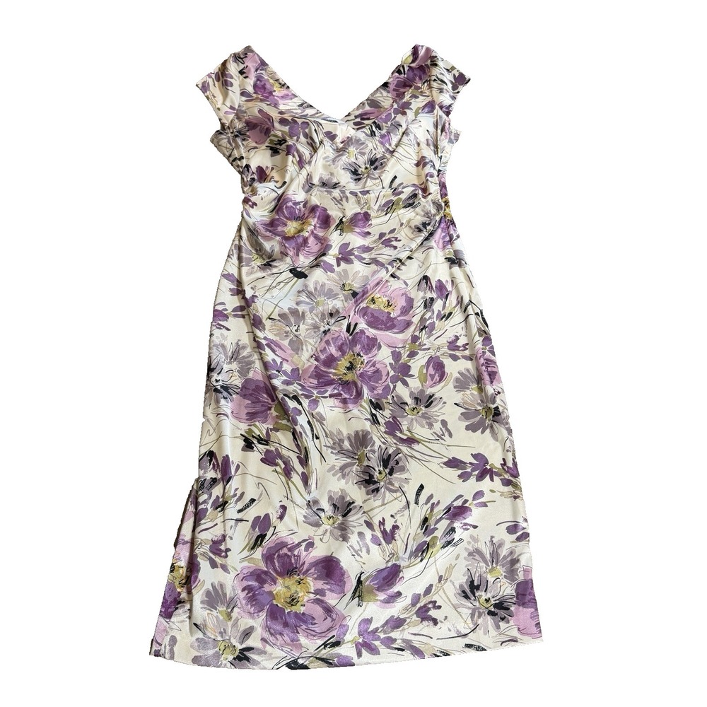 Maggy London Womens 14 Floral Sleeveless Dress